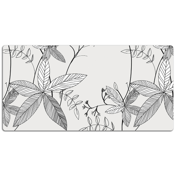 Schreibtischunterlage Doodle-Blumen
