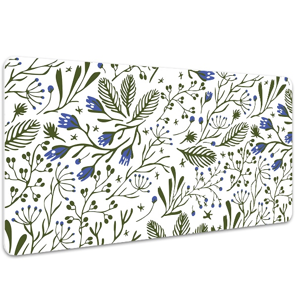 PVC Schreibtischmatte Blumen