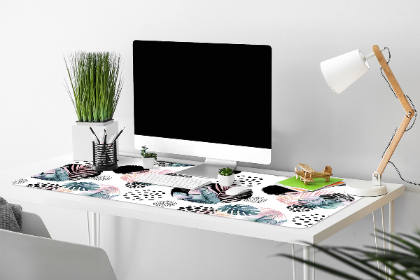 Büro-Schreibtischmatte Abstraktionsblätter