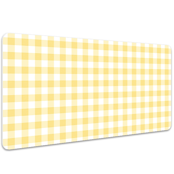 Büro-Schreibtischmatte Gelbes Gitter