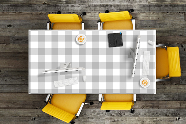 Büro-Schreibtischmatte Graugrill