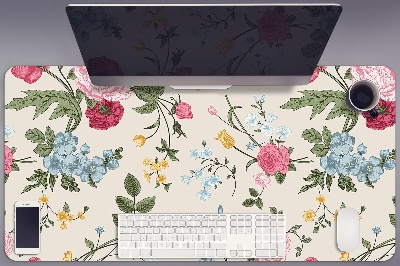 Schreibtischunterlage Farbenfrohe Blumen