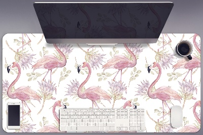 PVC Schreibtischmatte Flamingos