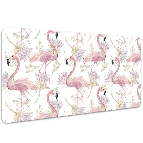 PVC Schreibtischmatte Flamingos