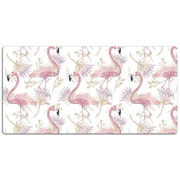 PVC Schreibtischmatte Flamingos