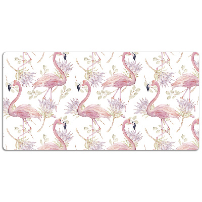 PVC Schreibtischmatte Flamingos