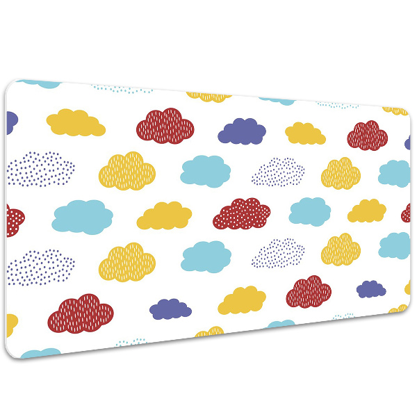 PVC Schreibtischmatte Bunte Wolken