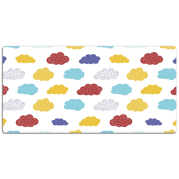 PVC Schreibtischmatte Bunte Wolken