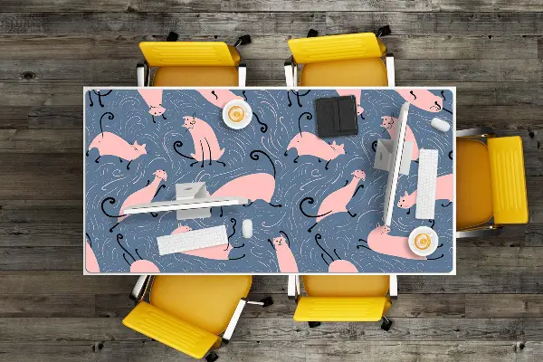 PVC Schreibtischmatte Cartoon-Katzen