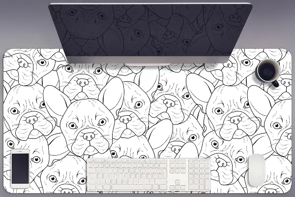 PVC Schreibtischmatte Bulldoggog