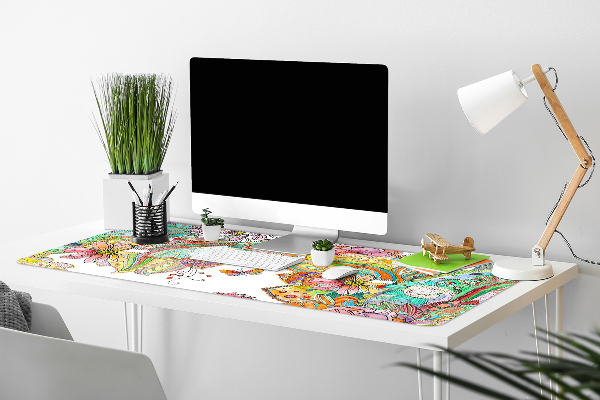 Schreibtisch Unterlegmatte Mandala-Muster