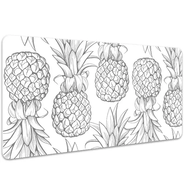 Büro-Schreibtischmatte Muster in Ananas