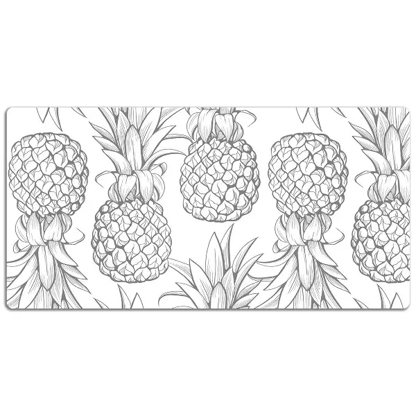 Büro-Schreibtischmatte Muster in Ananas
