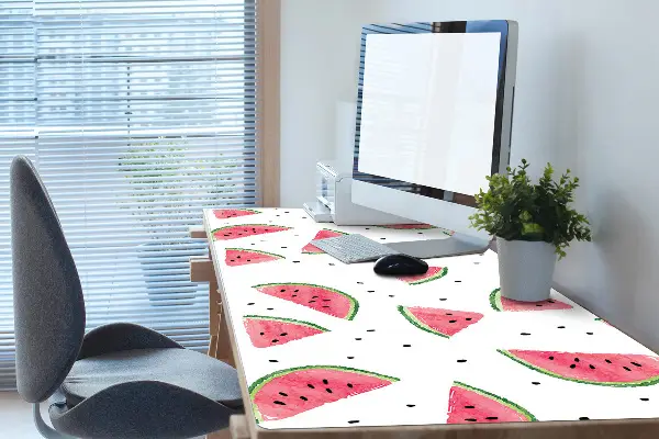 PVC Schreibtischmatte Wassermelonenregen