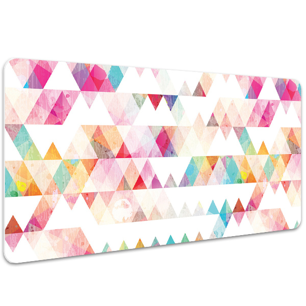 PVC Schreibtischmatte Dreiergeometrie.