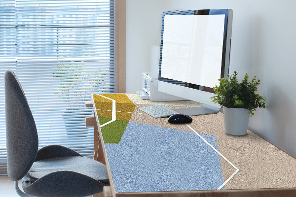 PVC Schreibtischmatte Geometrische Figuren