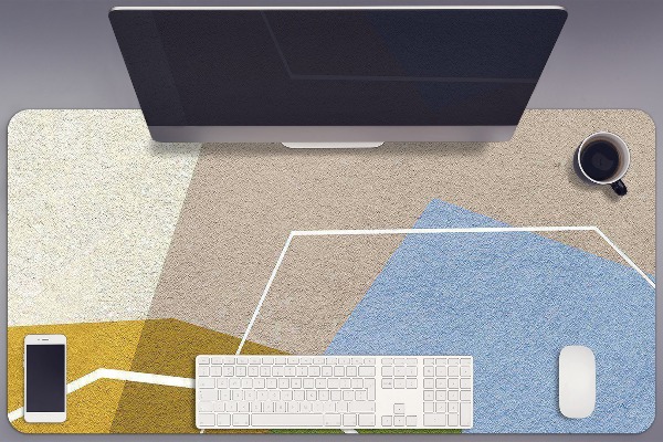 PVC Schreibtischmatte Geometrische Figuren
