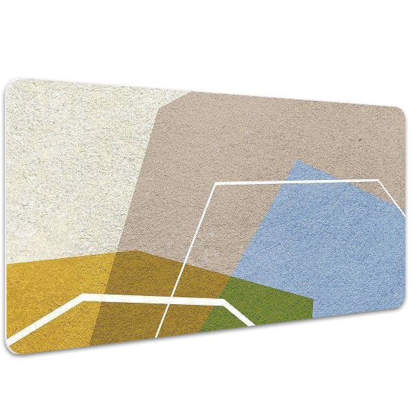 PVC Schreibtischmatte Geometrische Figuren