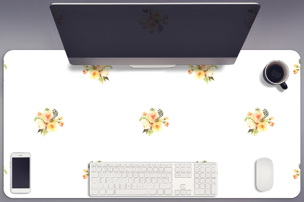 Büro-Schreibtischmatte Mini-Blumensträuße