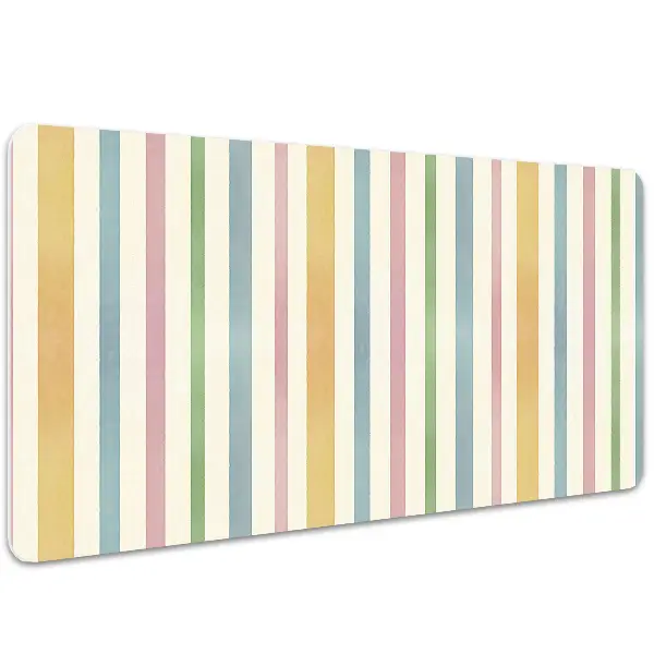 Schreibtisch Unterlegmatte Bunte Linien