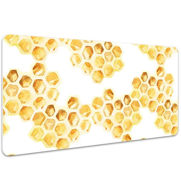 PVC Schreibtischmatte Waben