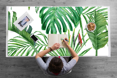 Büro-Schreibtischmatte Palm und Monster.