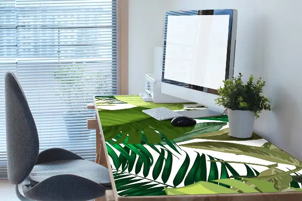 Schreibtisch Unterlegmatte Tropische Blätter