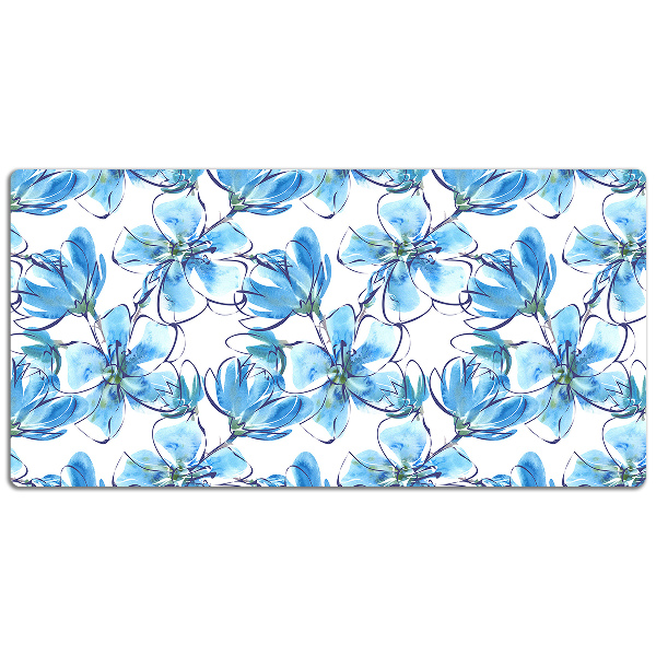 Schreibtischunterlage Aquarellblumen