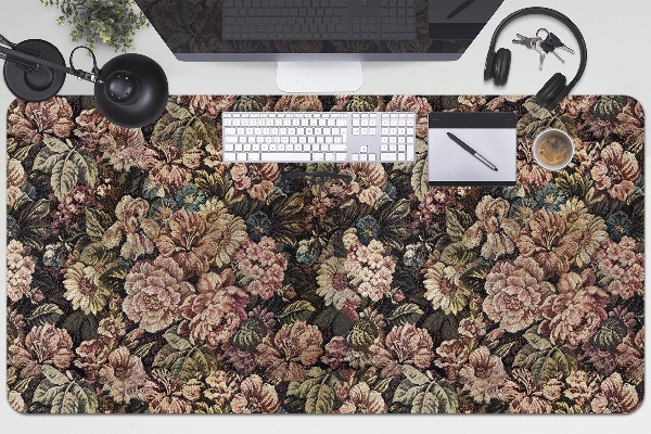 Schreibtischunterlage Gewebte Blumen