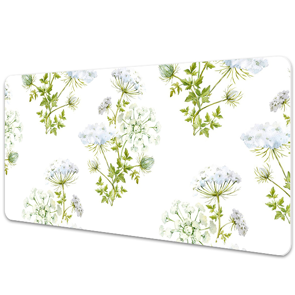 PVC Schreibtischmatte Zarte Blumen