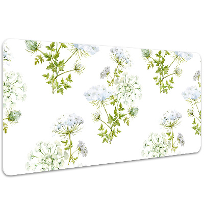 PVC Schreibtischmatte Zarte Blumen