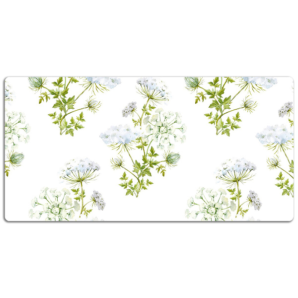 PVC Schreibtischmatte Zarte Blumen