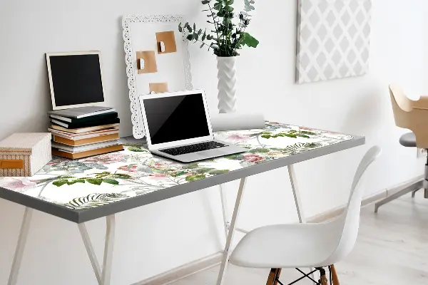 Büro-Schreibtischmatte Zarte Blume