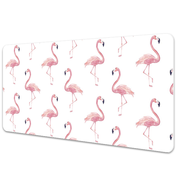 PVC Schreibtischmatte Flamingos