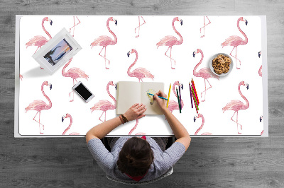 PVC Schreibtischmatte Flamingos