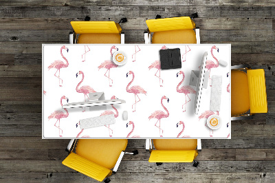 PVC Schreibtischmatte Flamingos