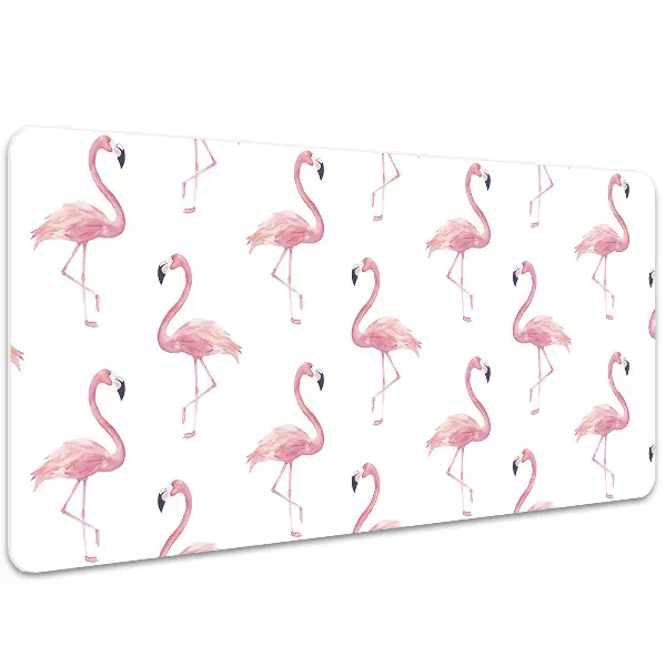 PVC Schreibtischmatte Flamingos