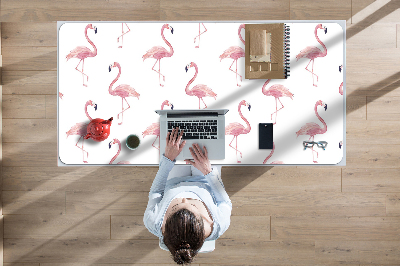 PVC Schreibtischmatte Flamingos