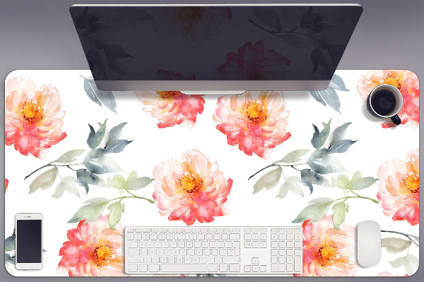 Büro-Schreibtischmatte Frühlingsblumen