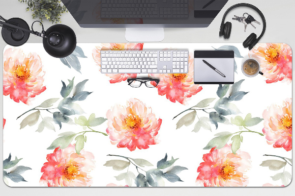 Büro-Schreibtischmatte Frühlingsblumen