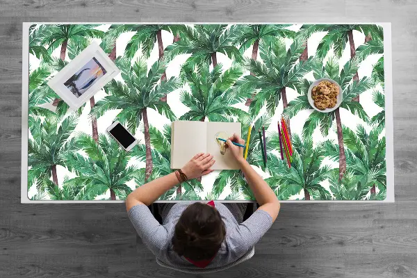Büro-Schreibtischmatte Tropische Palmen