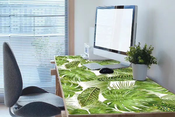 Schreibtisch Unterlegmatte Tropische Blätter