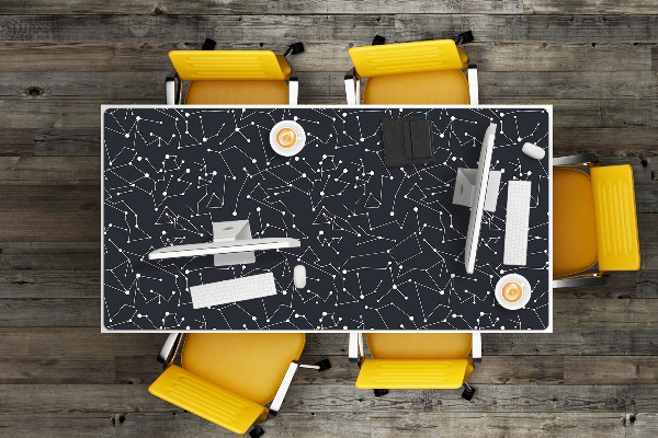 Büro-Schreibtischmatte Konstellationen der Galaxie