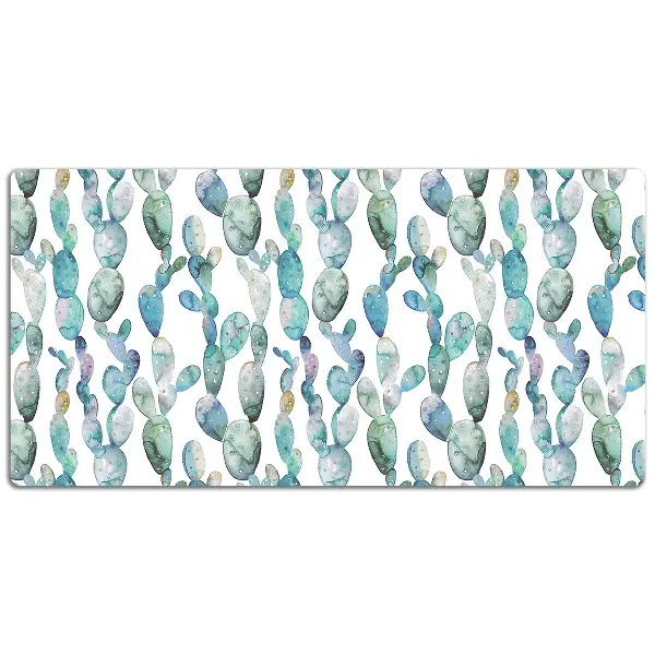 PVC Schreibtischmatte Aquarellkakteen