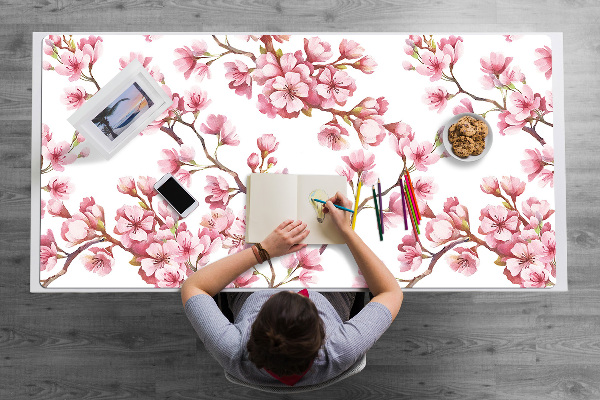 Schreibtisch Unterlegmatte Kirschblüte