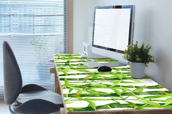 Büro-Schreibtischmatte Bambus