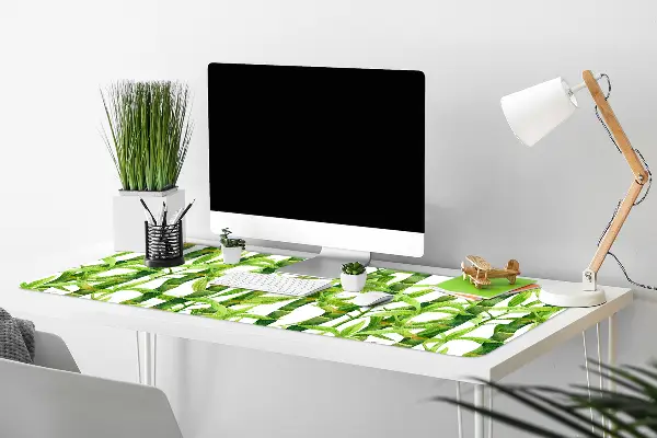 Büro-Schreibtischmatte Bambus