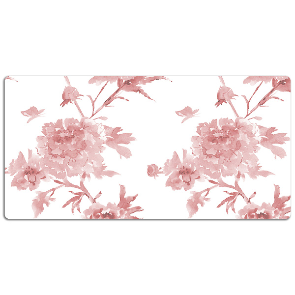 Schreibtischunterlage Pastellblumen
