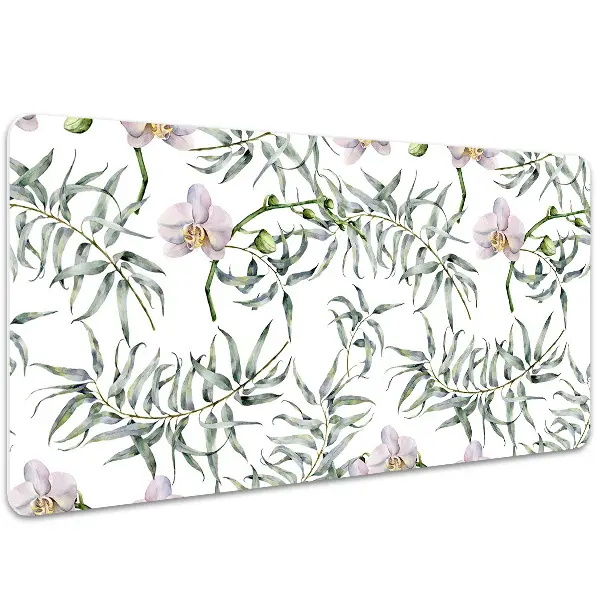 Schreibtisch Unterlegmatte Rosa Orchideen