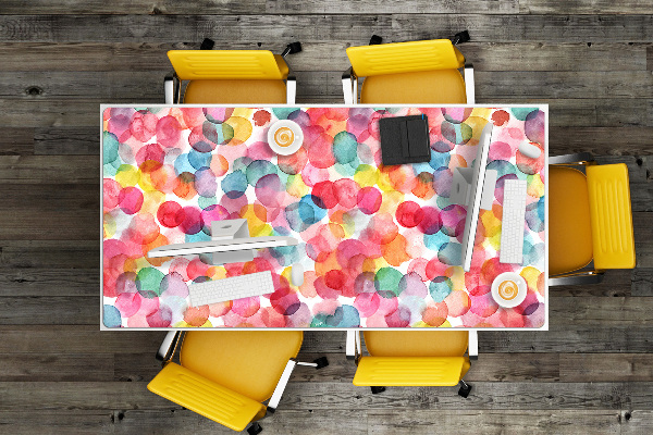 Büro-Schreibtischmatte Bunte Blasen